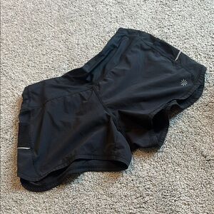 Athleta Black Athletic Shorts EUC